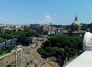 На развалинах Древнего Рима